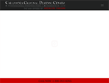 Tablet Screenshot of criminaldefensecorp.com